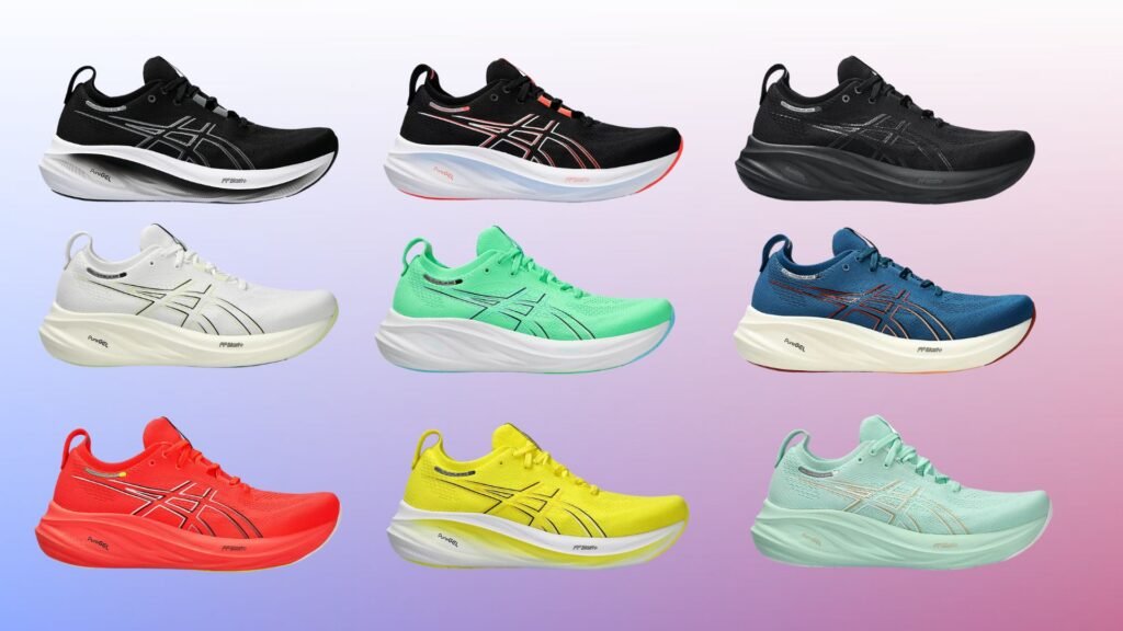 9 coloris des ASICS Gel Nimbus 26