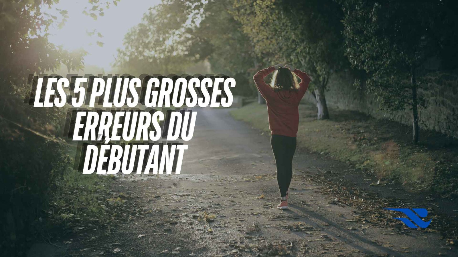 Personne alternant marche course