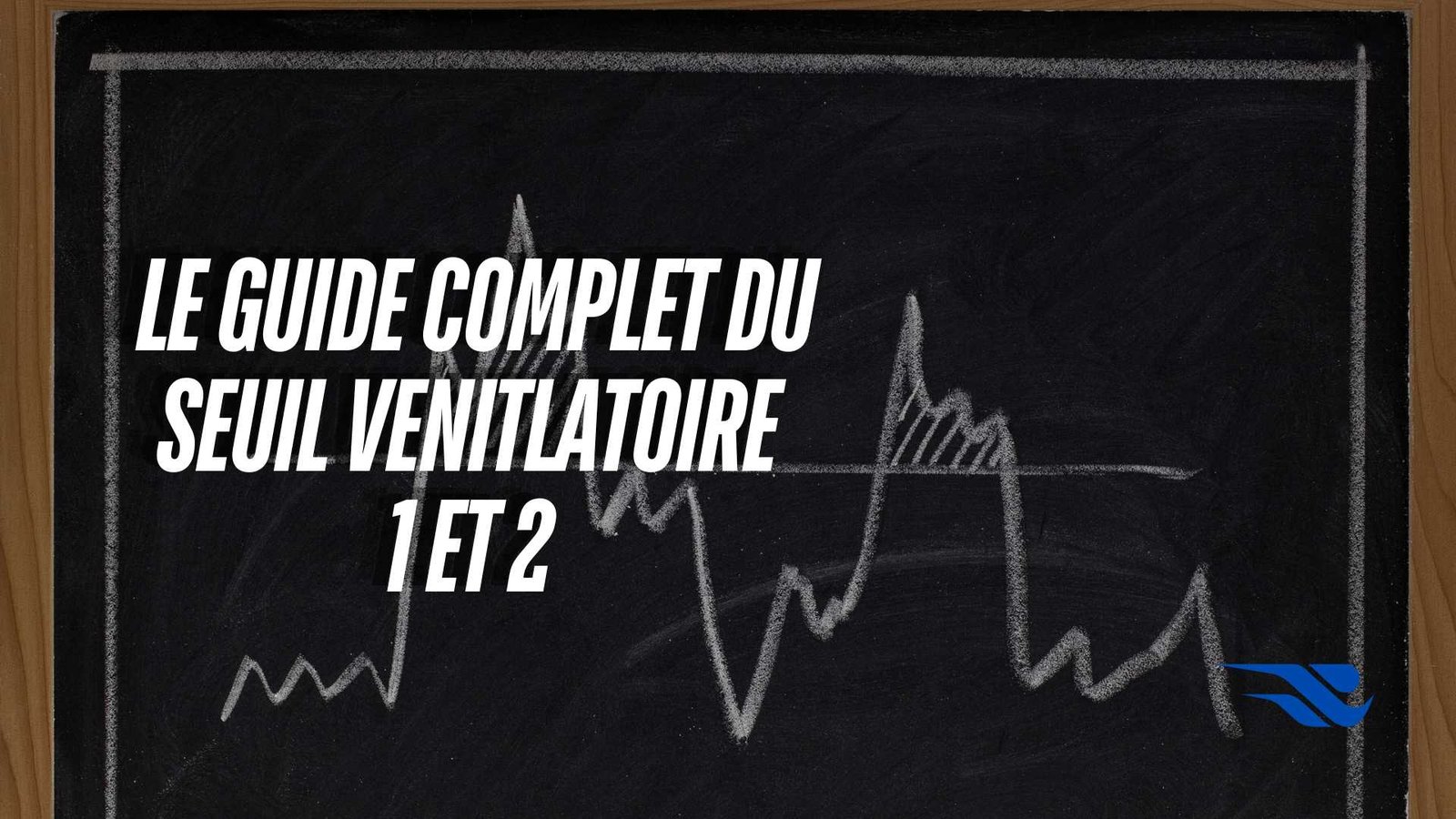 Représentation de la fréquence cardiaque avec un trait comme pour définir les seuil ventilatoires 1 et 2
